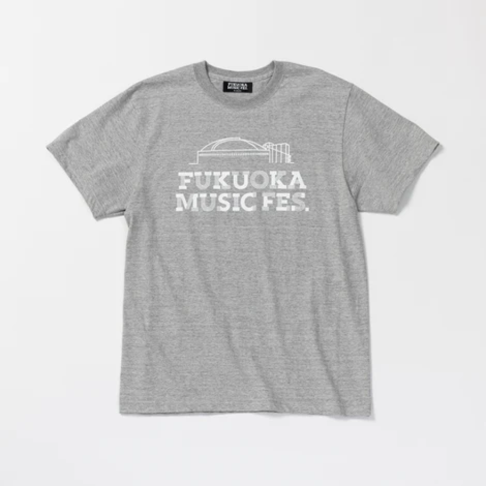 FUKUOKA MUSIC FES.23  オフィシャルTシャツ  #GREY画像