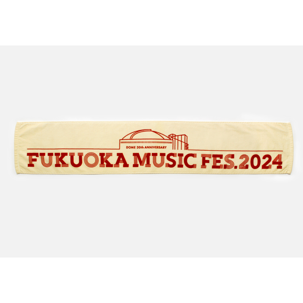 FUKUOKA MUSIC FES.24
                            オフィシャルロゴ マフラータオル