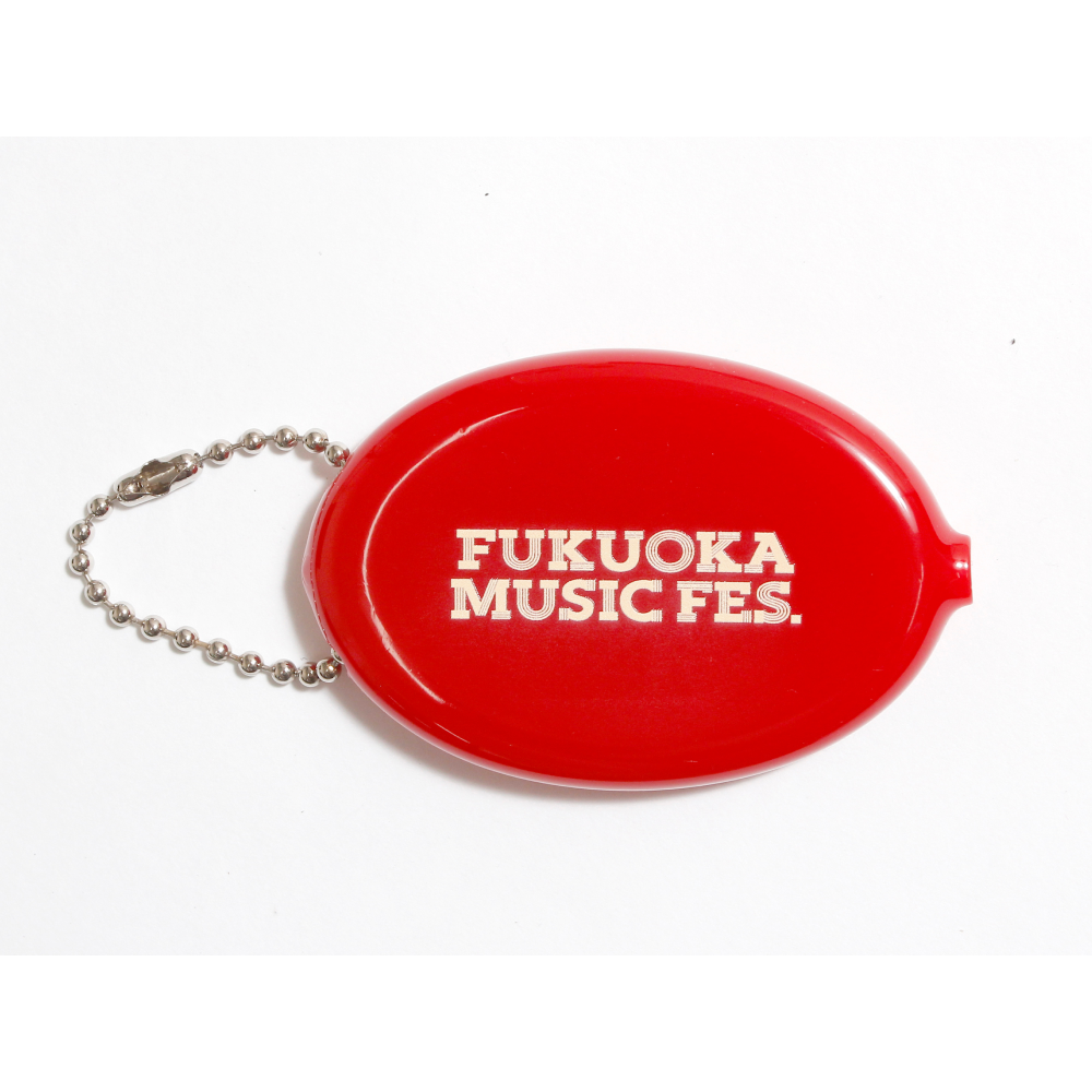 FUKUOKA MUSIC FES.24 オフィシャルロゴ ラバーコインケース（ブリック）